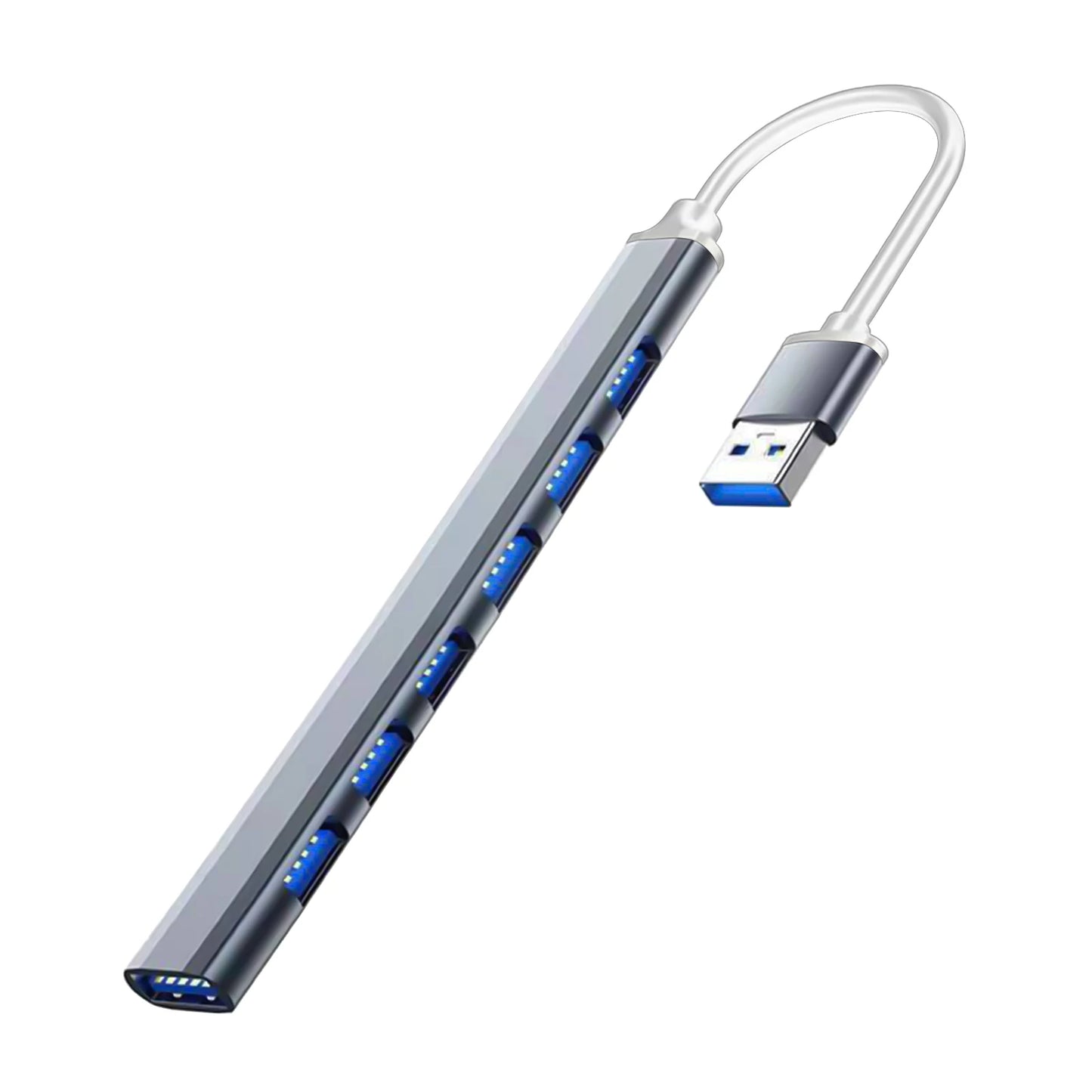 7-Port USB-C Hub 3.0/3.1 – Multi-Splitter OTG Adapter for MacBook, Air & PC Laptops”