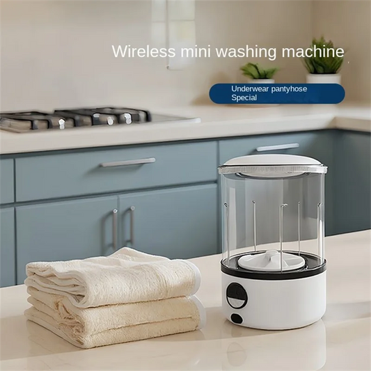 2L Mini Washing Machine – Portable Turbine LED Washing Cup (2000mAh)