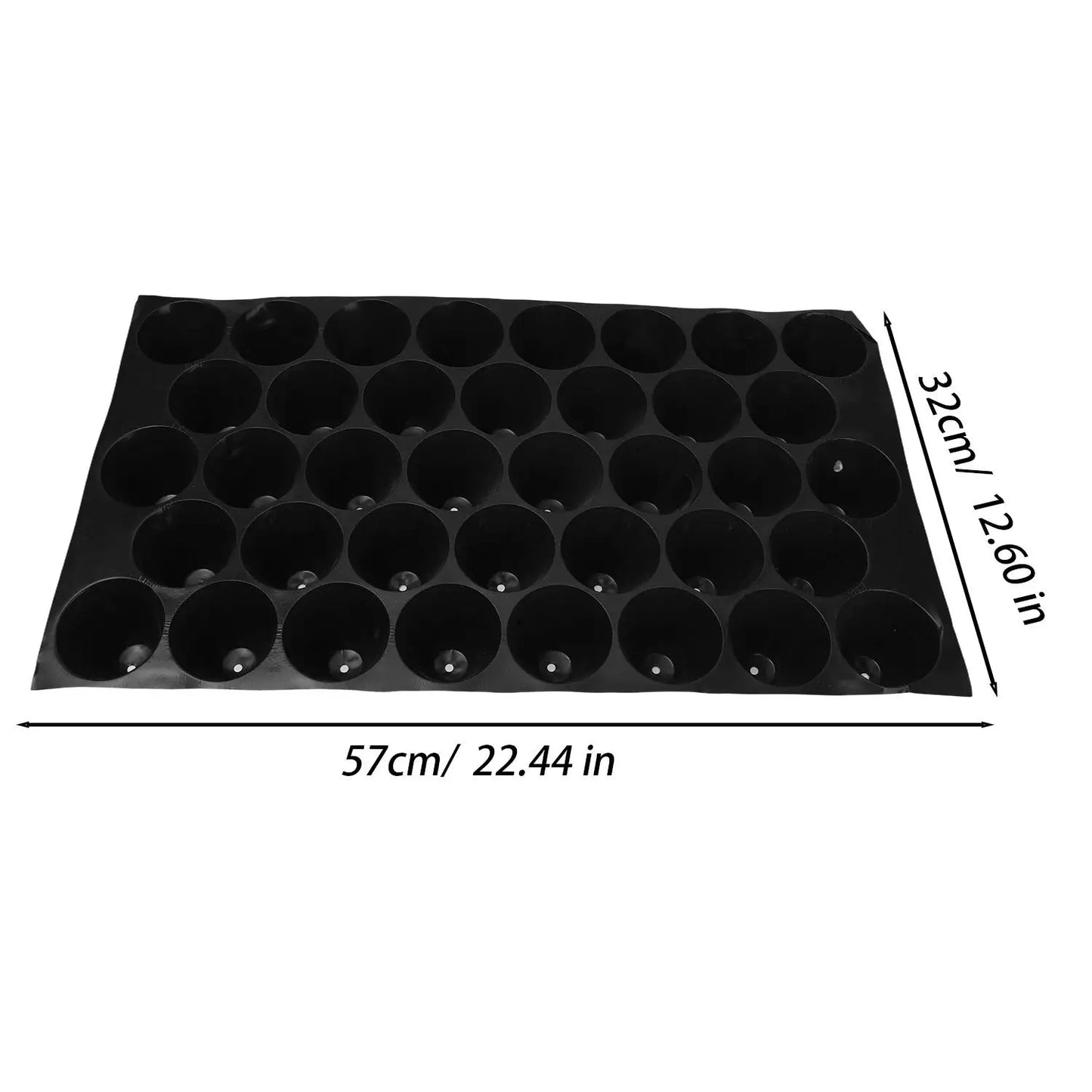32 Cells Propagation Seedling Starter Nursery Pots Germination Plant Flower Pots Tray Garden Seeds Grow Box with Drainage Holes