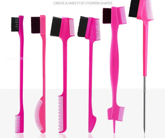 Beauty Edge Brush Comb Double Sided 3 In 1 a Control Brush for Baby Hair Salon.