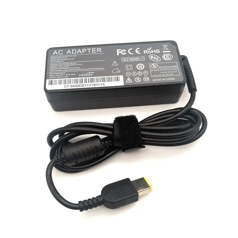 65W 20V 3.25A AC PC Charger – Compatible with Lenovo V130, ThinkCentre M73/M93p, X1 Carbon, E431/E531, S431, T440s