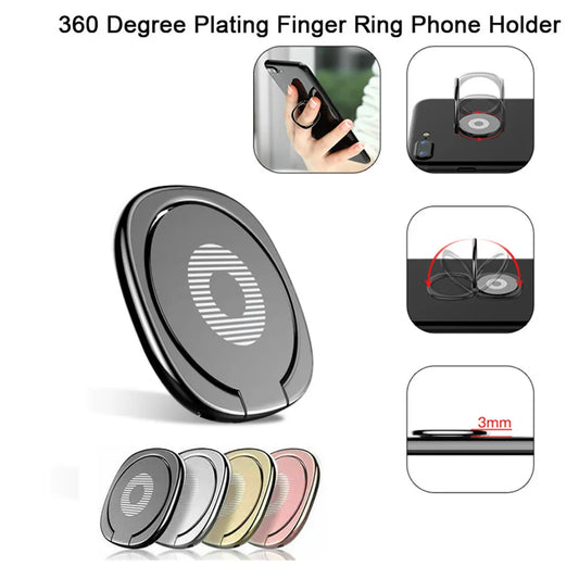 Finger Ring Phone Holder – Universal Air Vent Mount for Smartphones