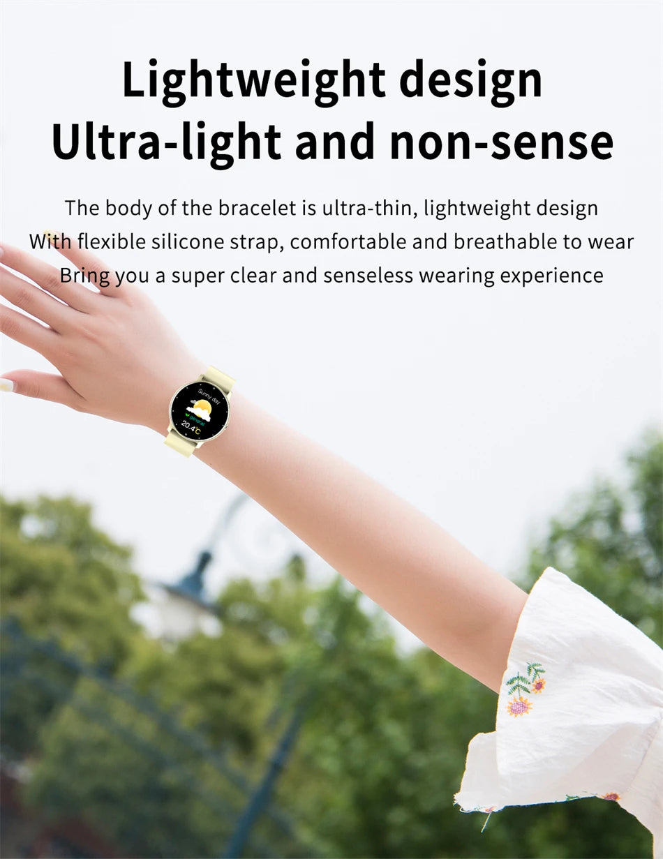 LIGE Smart Watch – Full Touch Bluetooth Call Fitness Tracker
