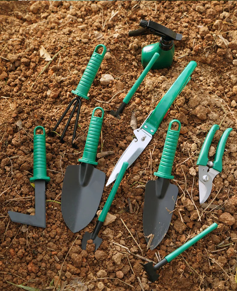 10‑Piece Garden Tool Set – Portable Plant Hand Tools Gift for Women & Men Gardeners