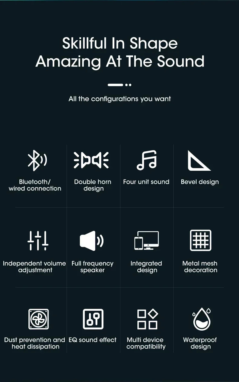 High-Quality 4D Surround Speaker