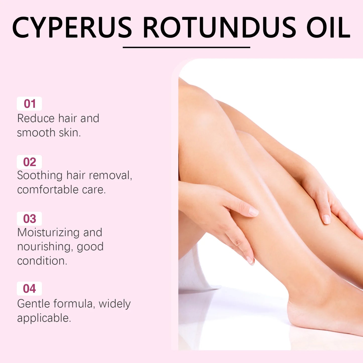A soothing post-hair removal oil that moisturizes and repairs sensitive underarm skin