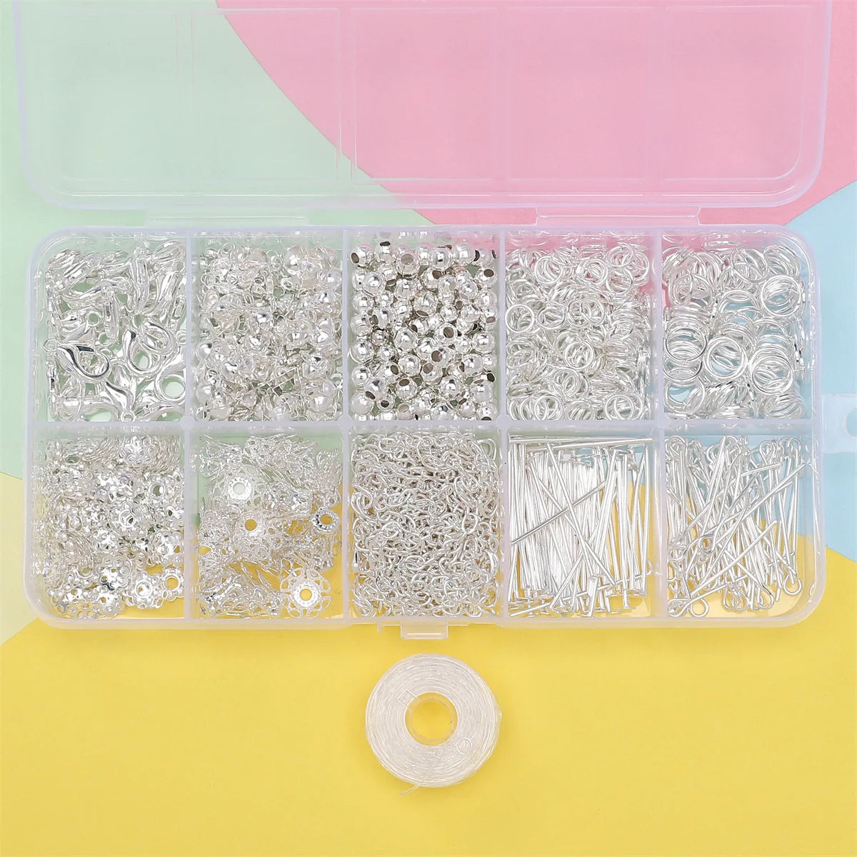 Jewelry Making Starter Kit – 10‑Piece DIY Beads & Findings Set for Earrings & Necklaces