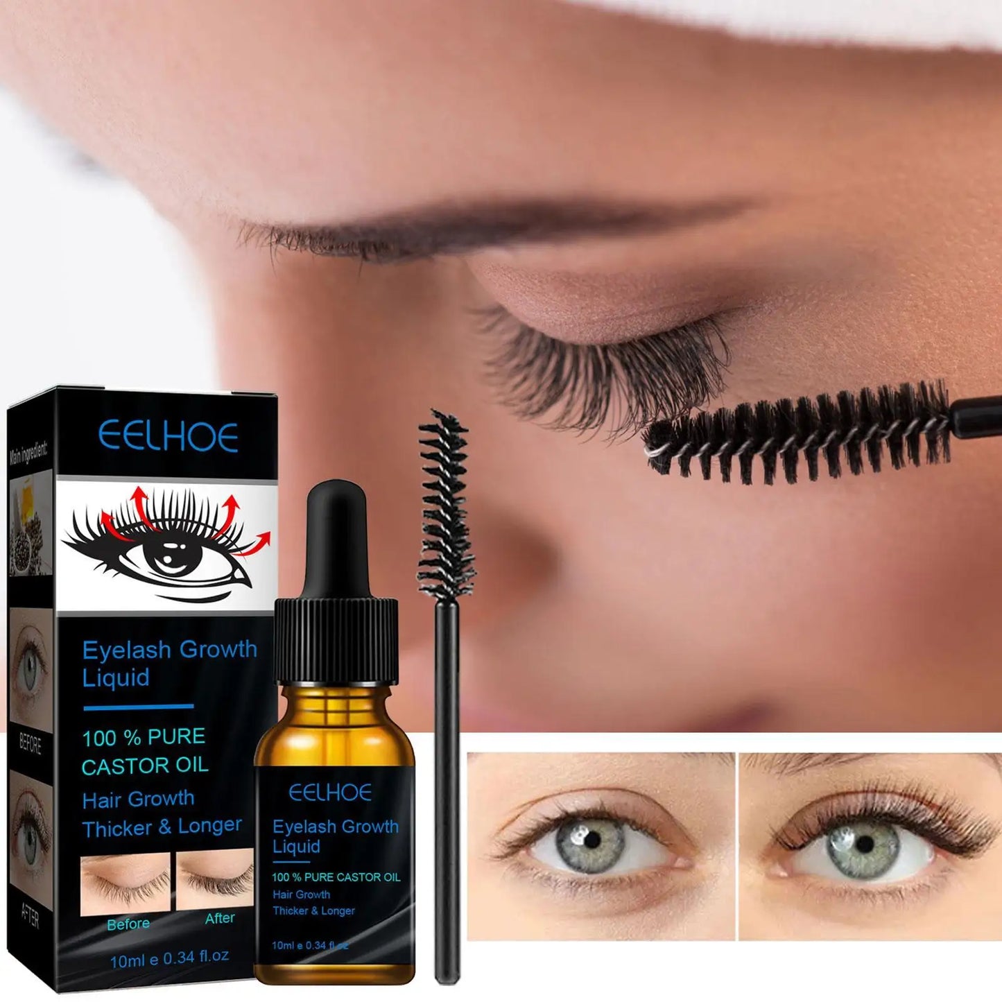 Pure Castor Oil for Hair Growth — Thicker, Stronger & Longer Hair