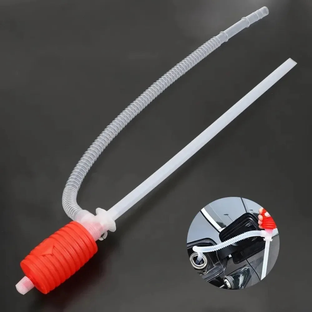 Portable Manual Fuel Pump – Emergency Suction Design, Chemical‑Tolerant Liquid Transfe
