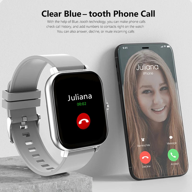 2025 Sport Smart Watch – Bluetooth Call Fitness & Health Tracker