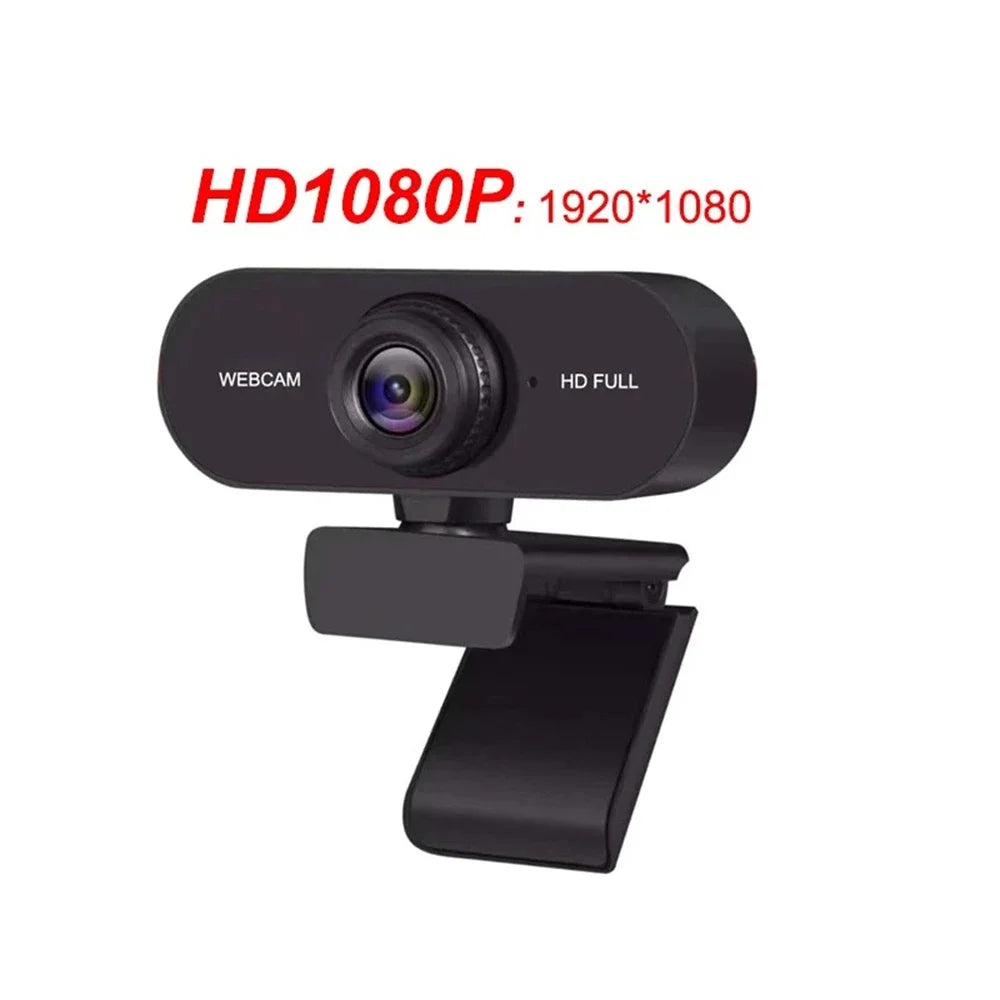 HD Webcam with 2K/1080P/720P/480P – Mini USB Camera with Microphone & Privacy Cover for PC/Laptop”