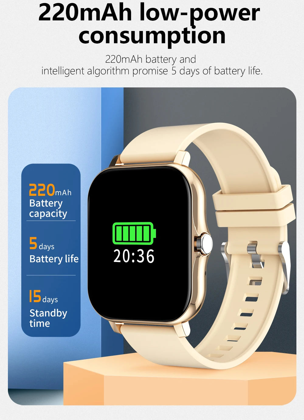 2025 Sport Smart Watch – Bluetooth Call Fitness & Health Tracker