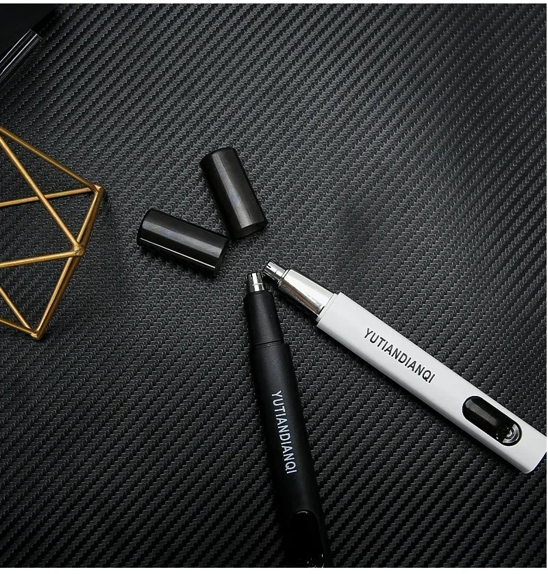 2-in-1 Electric Ear & Nose Hair Trimmer – 2024 Professional Painless Grooming Tool for Men