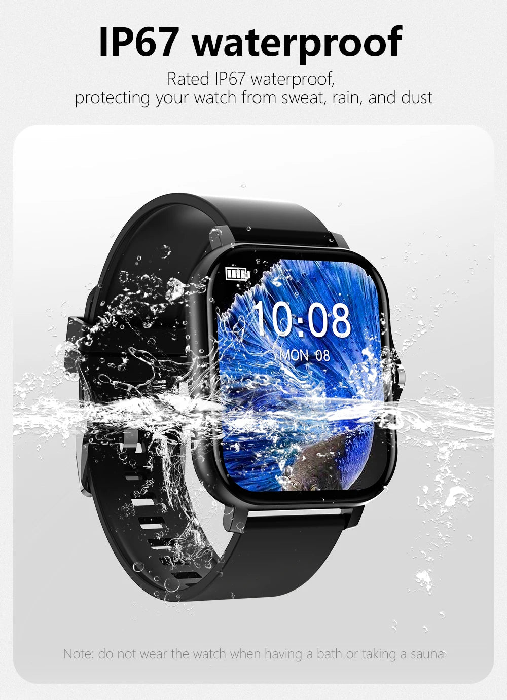 2025 Sport Smart Watch – Bluetooth Call Fitness & Health Tracker