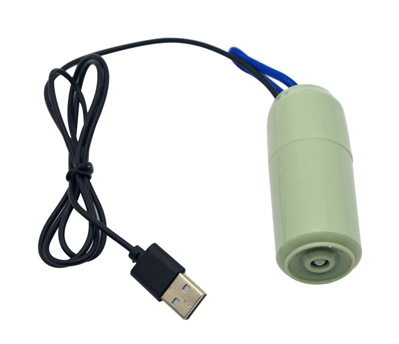 Aquarium USB Air Pump – Portable Mini Oxygenator & Air Compressor (5V)