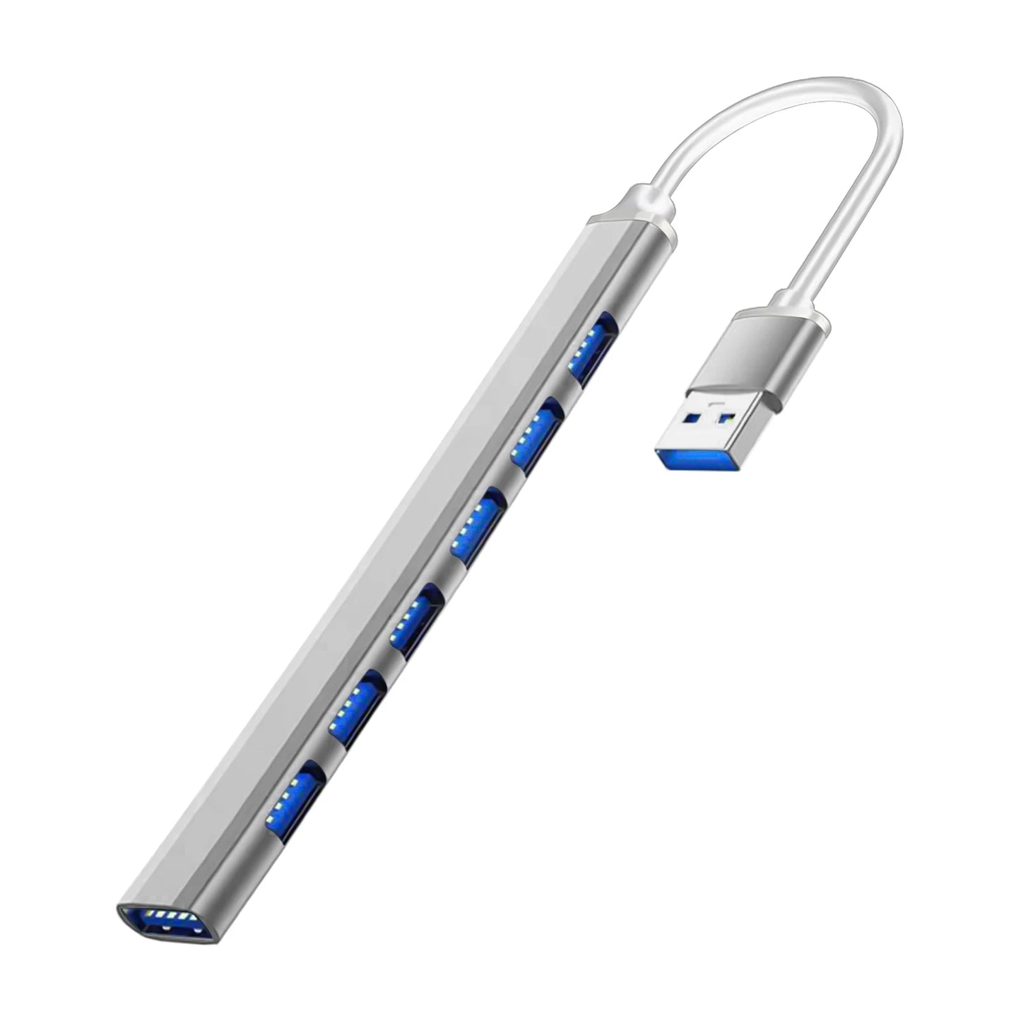7-Port USB-C Hub 3.0/3.1 – Multi-Splitter OTG Adapter for MacBook, Air & PC Laptops”