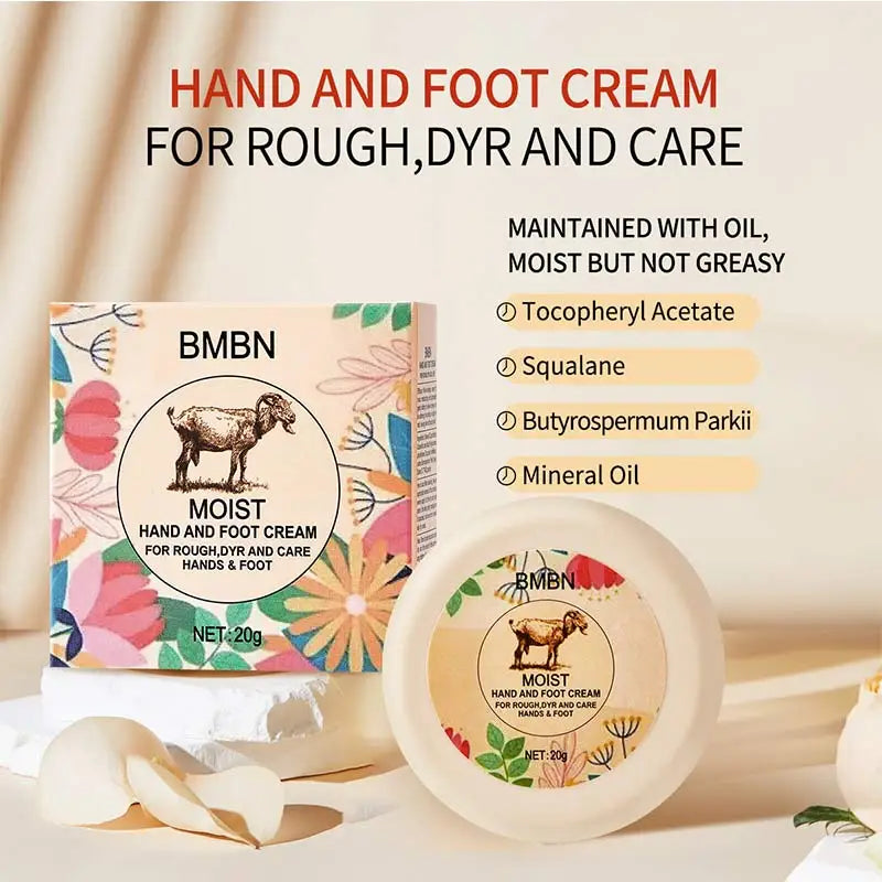Lanolin‑enriched hand and foot cream deeply repairs cracked, dry skin. Protective formula moisturizes, softens, and restores resilience, leaving hands and feet smooth, nourished, and comfortable daily.