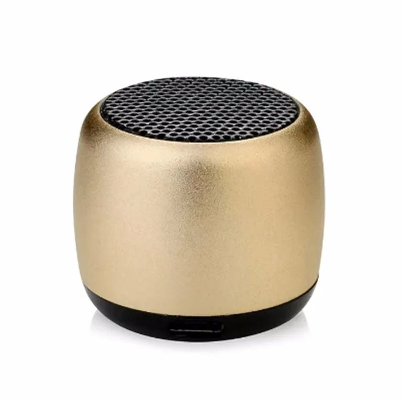 M1 Mini Bluetooth Speaker – Portable Metal Wireless Subwoofer with Intelligent Dual Connection”