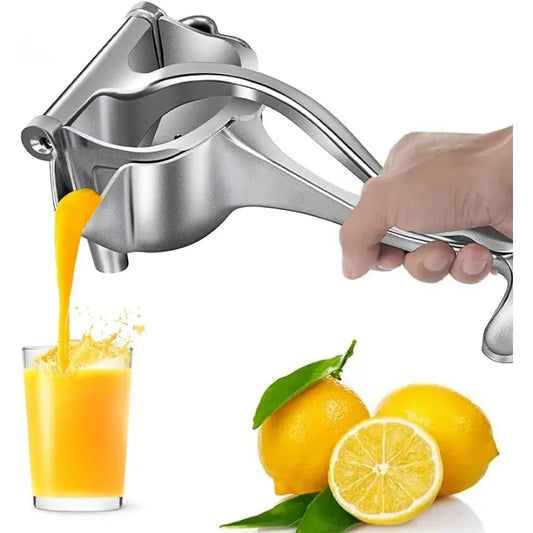 Manual Fruit Juicer – Premium Metal Alloy Citrus Squeezer Extractor Too