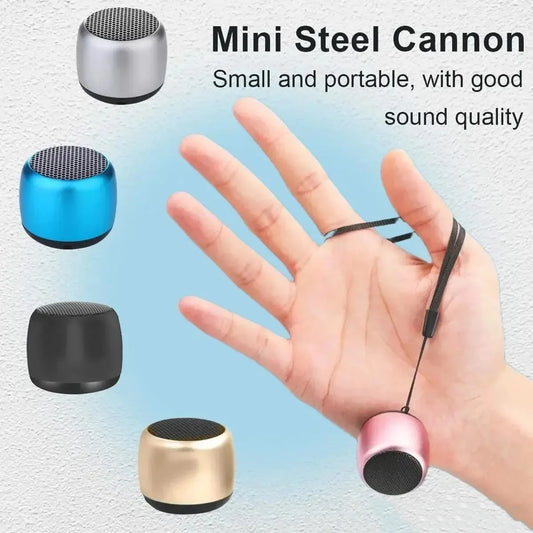 M1 Mini Bluetooth Speaker – Portable Metal Wireless Subwoofer with Intelligent Dual Connection”