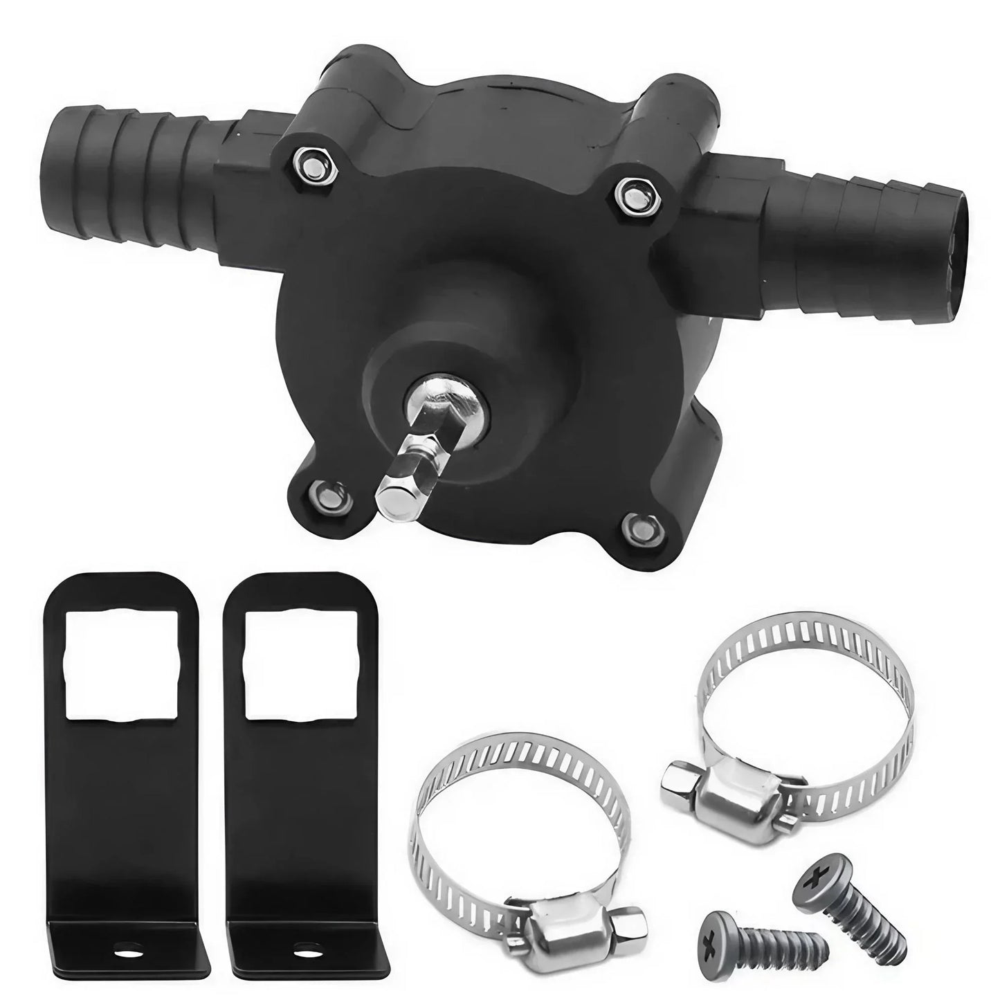 Portable Electric Drill Pump – Mini Self‑Priming Liquid Transfer for Fuel, Oil & Water