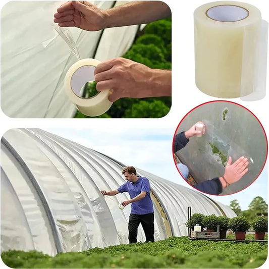 10M Greenhouse Film Repair Tape – UV Resistant Transparent Garden & Orchard Tool