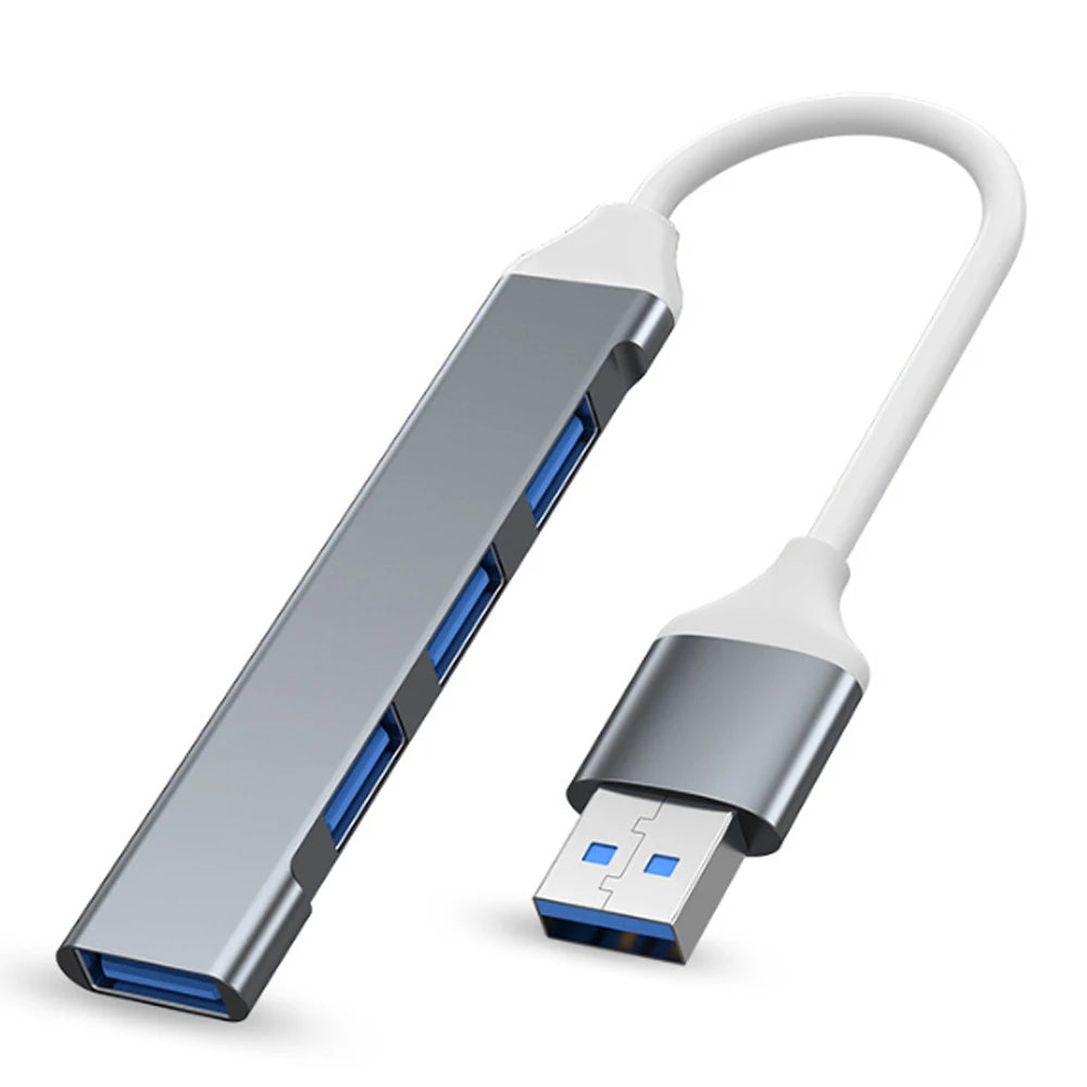 USB-C Hub 3.0/3.1 – 4-Port OTG Splitter Adapter for MacBook, Xiaomi, Lenovo & PCs”