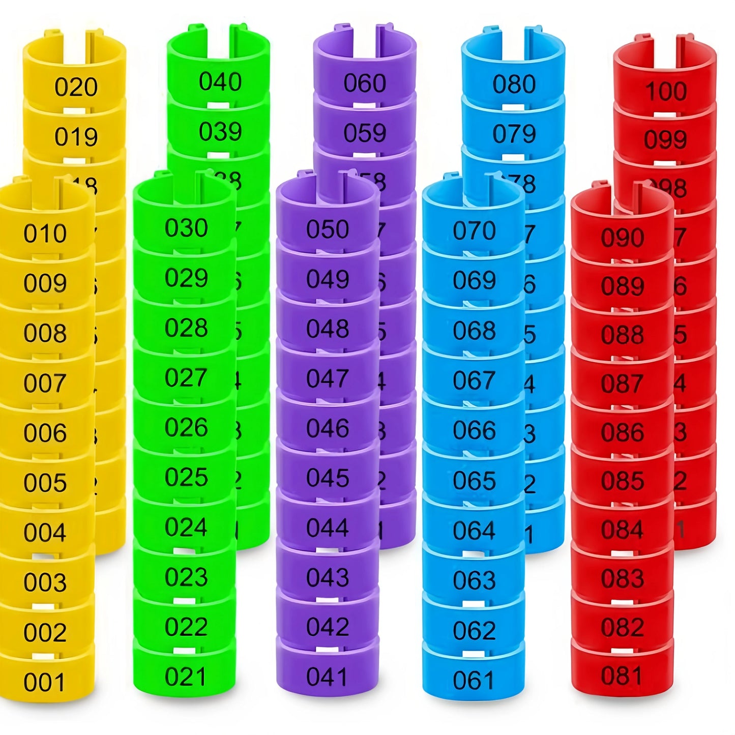 Farm Tag Rings – Numbered Poultry Leg Bands for Chickens, Ducks & Geese