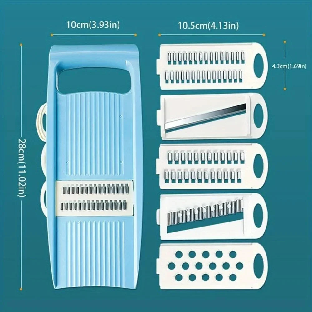 5‑in‑1 Vegetable Chopper – Multi‑Functional Onion & Food Slicer, Dicer, Cutter