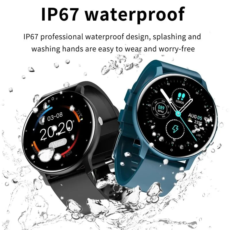 LIGE Smart Watch – Full Touch Bluetooth Call Fitness Tracker
