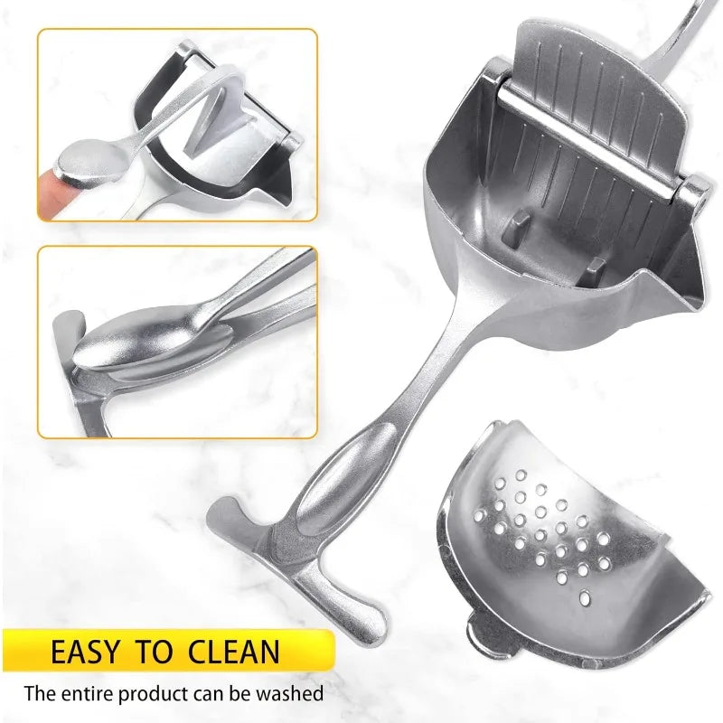 Manual Fruit Juicer – Premium Metal Alloy Citrus Squeezer Extractor Too