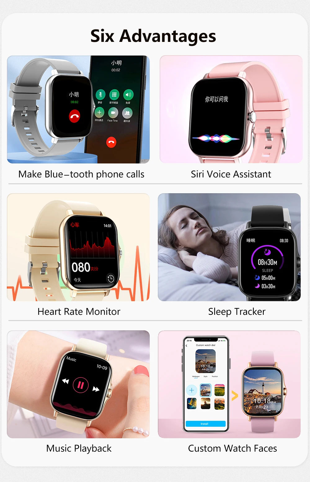 2025 Sport Smart Watch – Bluetooth Call Fitness & Health Tracker