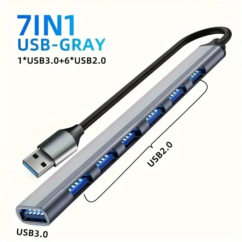 USB‑C Hub 11‑in‑1 Dock – 4K HDMI (30Hz), PD 87W, USB 3.0 Splitter for MacBook Pro/Air