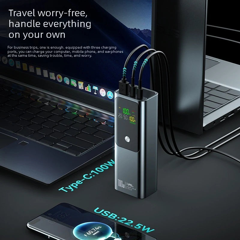 100W PD Fast Power Bank”