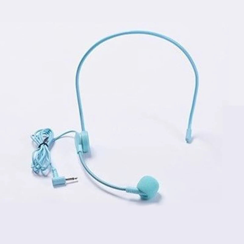 Professional Head Mounted Wired Microphone for Speaker Megaphone Tour Guide Conference Teacher Hanging Mic Stage Performance 3.5