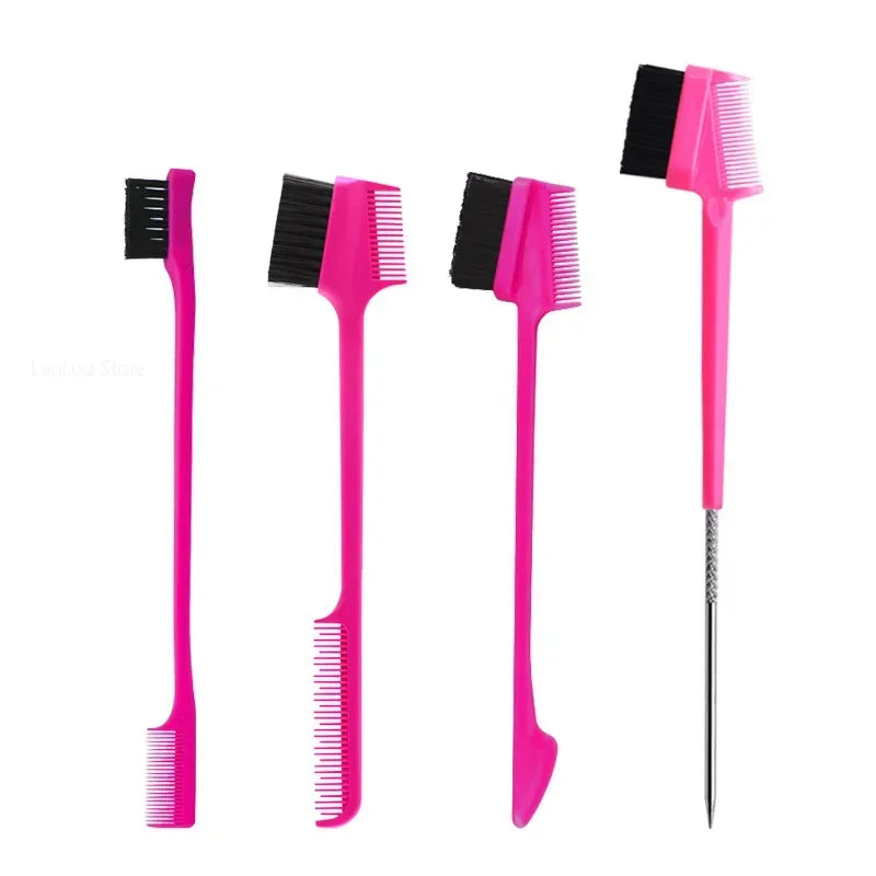 Beauty Edge Brush Comb Double Sided 3 In 1 a Control Brush for Baby Hair Salon.