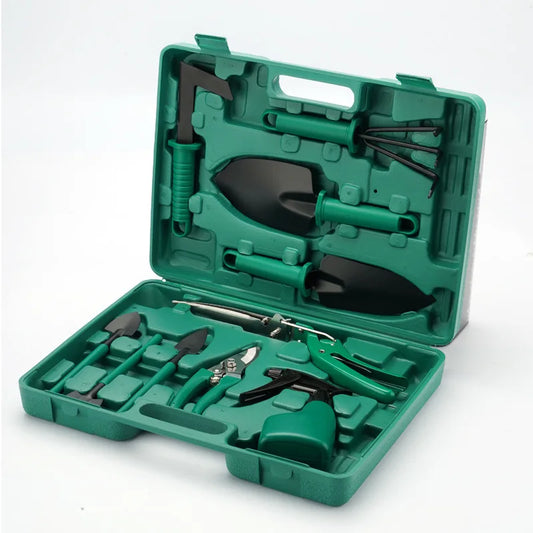 10‑Piece Garden Tool Set – Portable Plant Hand Tools Gift for Women & Men Gardeners