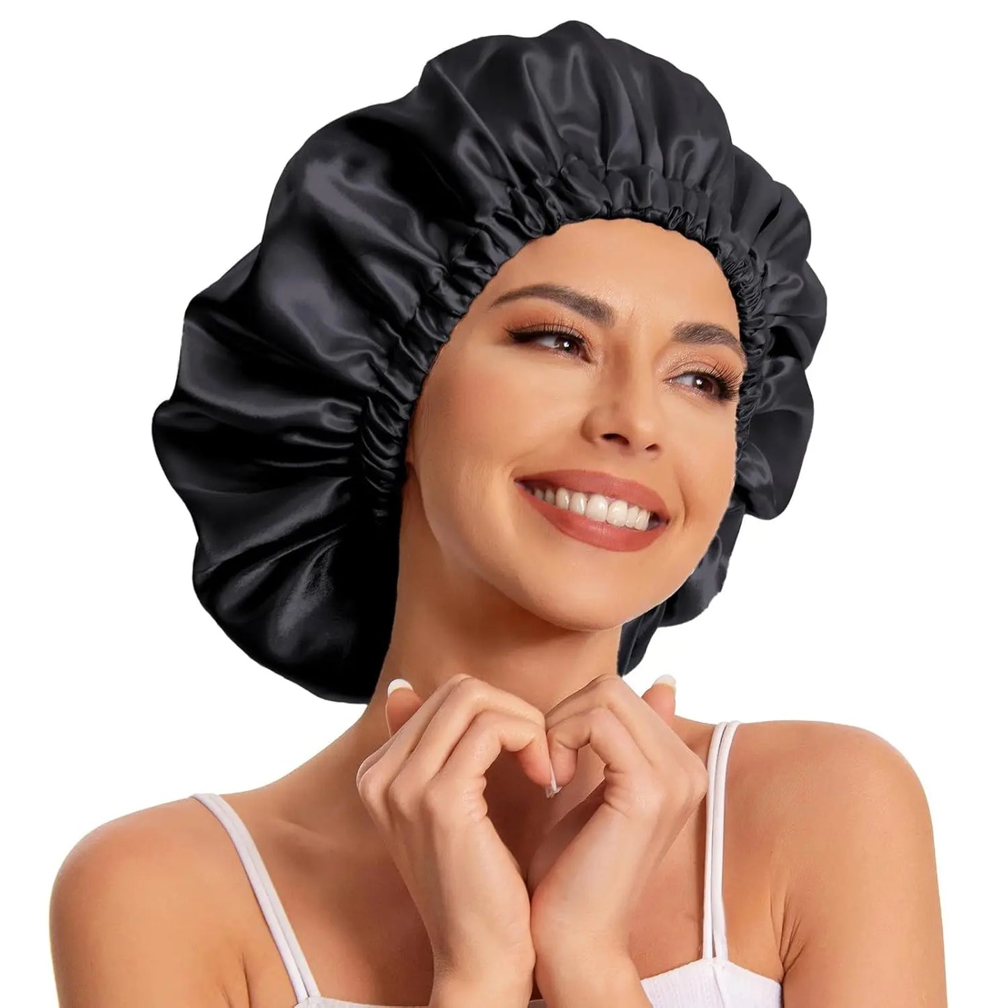 Satin Silk Hair Bonnet — Protect Your Natural Hair While You Sleep