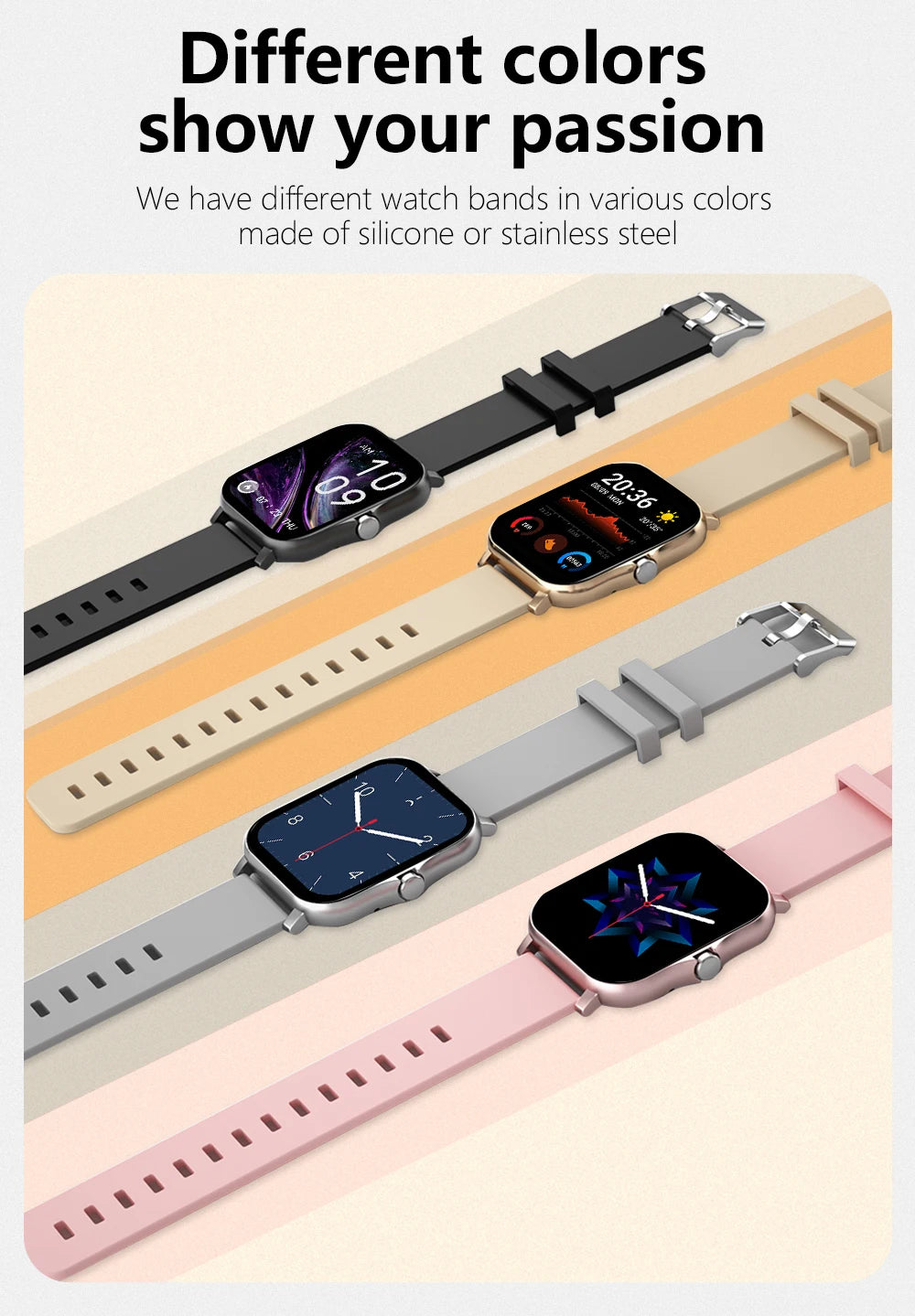 2025 Sport Smart Watch – Bluetooth Call Fitness & Health Tracker