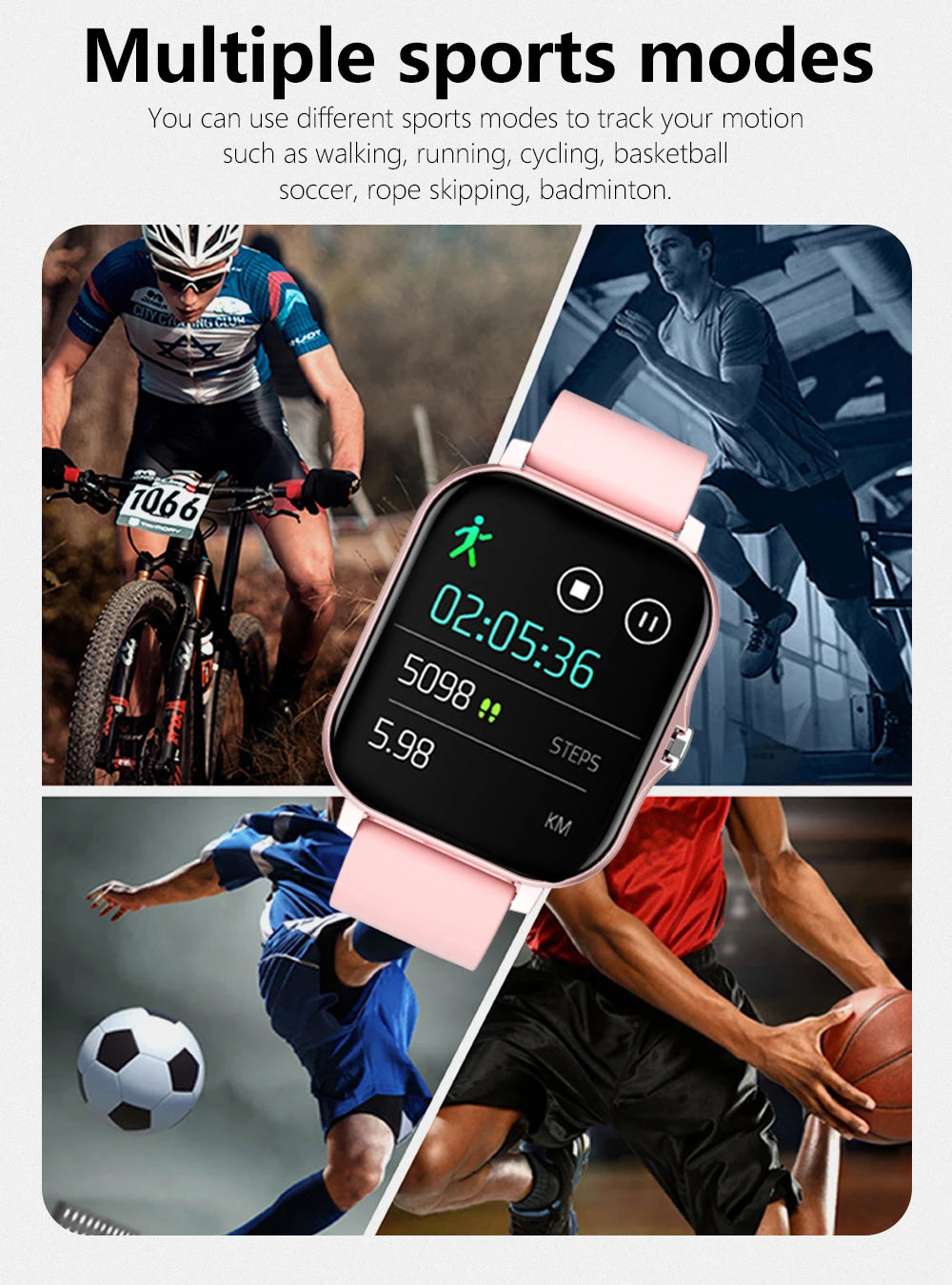 2025 Sport Smart Watch – Bluetooth Call Fitness & Health Tracker