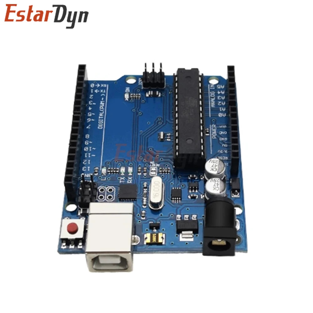 Arduino UNO R3 Starter Board – ATmega328P with USB Cable for DIY Projects