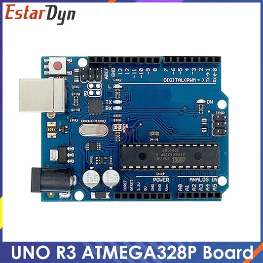 Arduino UNO R3 Starter Board – ATmega328P with USB Cable for DIY Projects