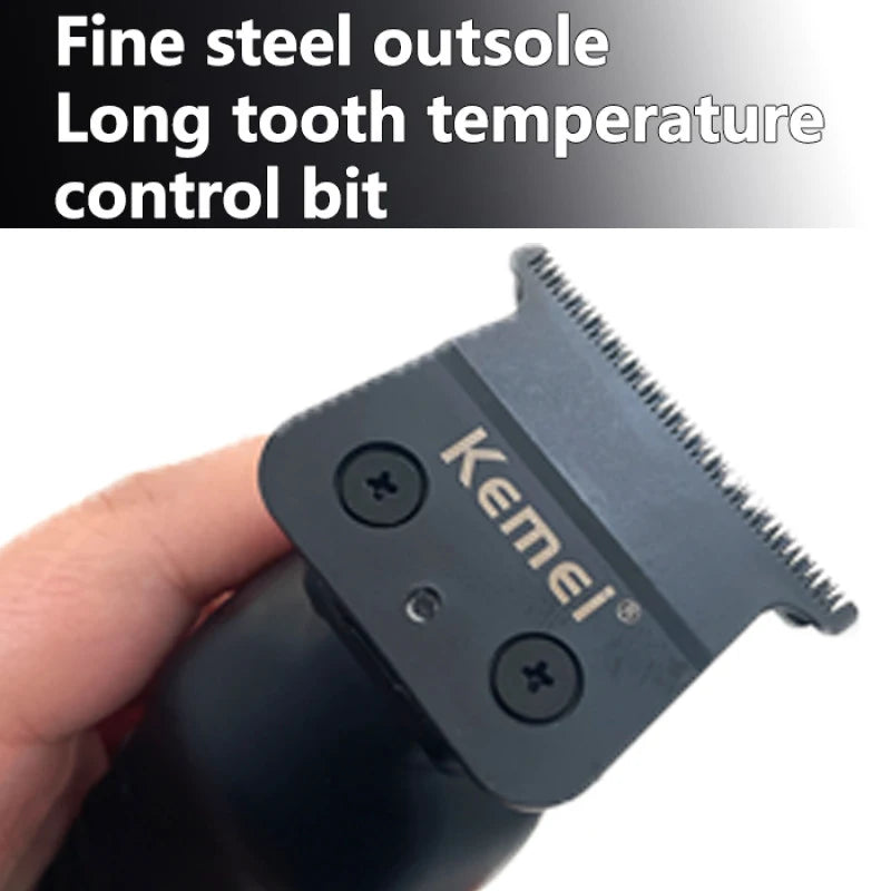 Kemei KM‑2299 Professional Hair Clipper – 1200mAh USB Rechargeable Trimmer