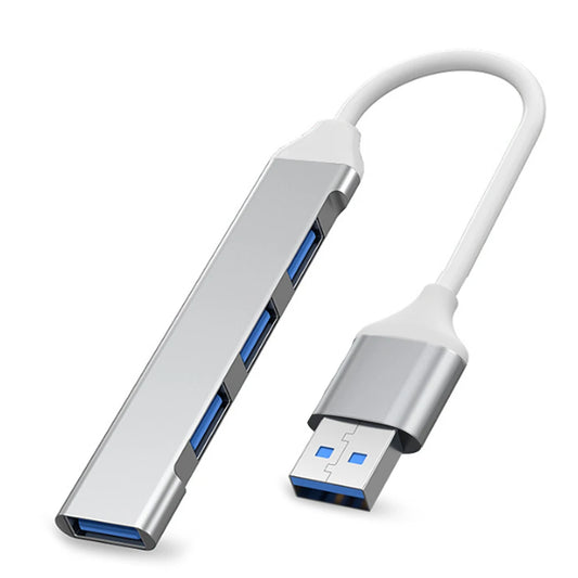 USB-C Hub 3.0/3.1 – 4-Port OTG Splitter Adapter for MacBook, Xiaomi, Lenovo & PCs”