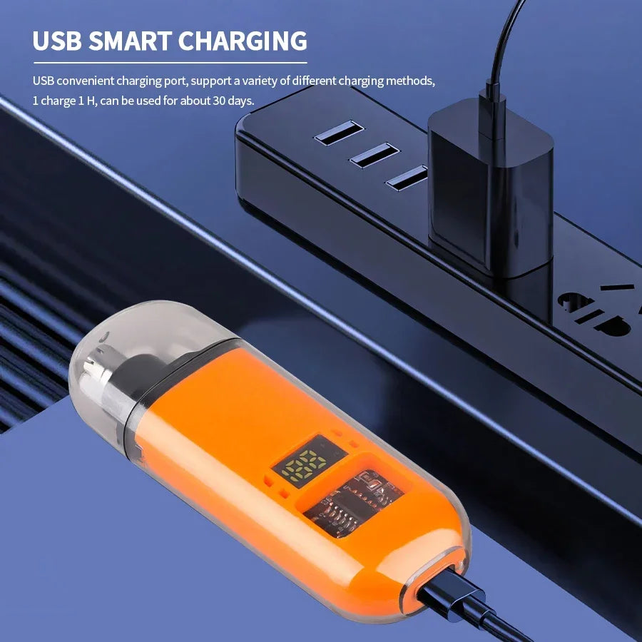 2-in-1 Electric Ear & Nose Hair Trimmer – 2024 Professional Painless Grooming Tool for Men