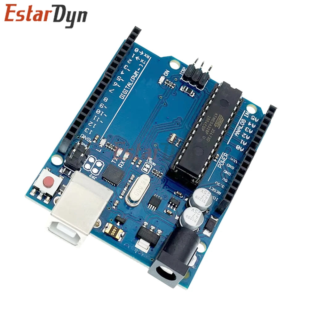Arduino UNO R3 Starter Board – ATmega328P with USB Cable for DIY Projects