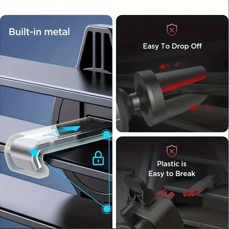 Car Phone Holder – Air Vent Clip Mount for 4.7–6.7 Inch Smartphones”