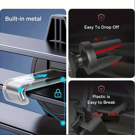 Car Phone Holder – Air Vent Clip Mount for 4.7–6.7 Inch Smartphones”
