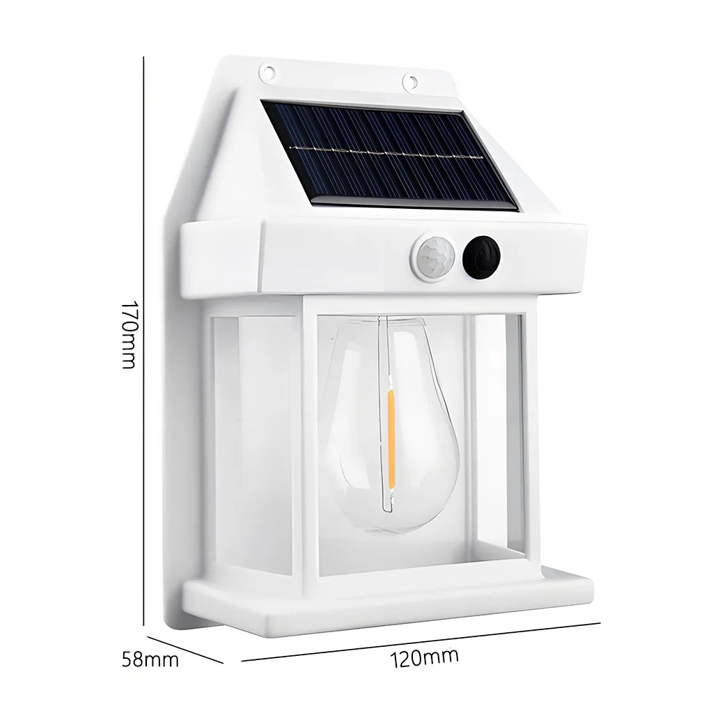 Solar Wall Light – Outdoor Waterproof LED Lamp with Sensor for House, Garden & Fence Decoration