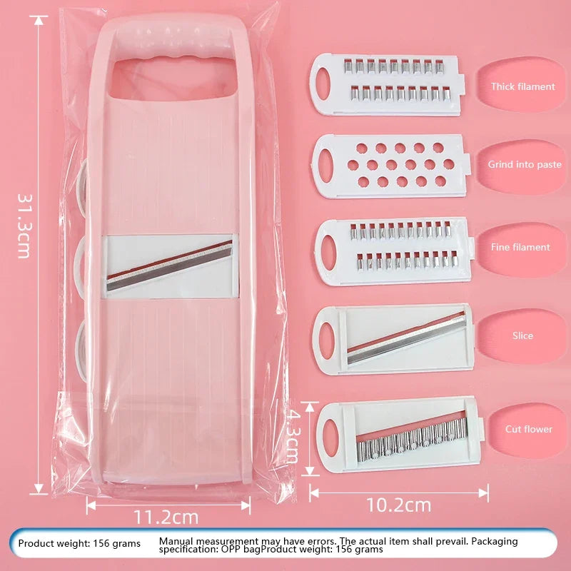 5‑in‑1 Vegetable Chopper – Multi‑Functional Onion & Food Slicer, Dicer, Cutter